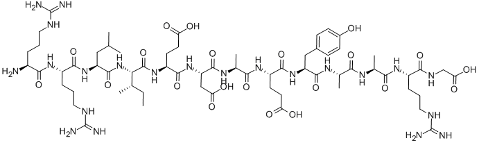 CAS#: 81156-93-6, Arg-Arg-Leu-Ile-Glu-Asp-Ala-Glu-Tyr-Ala-Ala-Arg-Gly-OH