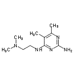 CAS 登录号：811945-79-6， N<sup>4</sup>-[2-(二甲基氨基)乙基]-5,6-二甲基-2,4-嘧啶二胺