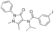 CAS#: 81217-10-9, N-(1,5-Dimethyl-3-Oxo-2-Phenyl-Pyrazol-4-Yl)-3-Iodo-N-Propan-2-Yl-Benzamide