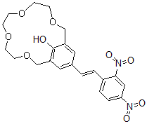 CAS 登录号：81238-57-5， 15-冠醚-4 [4-(2,4-二硝基苯基偶氮)苯酚]