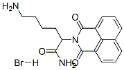 CAS 登录号:81254-02-6, alpha-(4-氨基丁基)-1,3-二氧代-1H-苯并(de)异喹啉-2(3H)-乙酰胺单氢溴酸盐