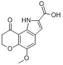 CAS#: 81258-05-1, 1,7,8,9-Tetrahydro-5-Methoxy-9-Oxo-Pyrano(2,3-g)Indole-2-Carboxylic Acid