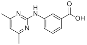 CAS#: 81261-77-0, 3-[(4,6-Dimethylpyrimidin-2-Yl)Amino]Benzoic Acid