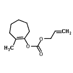CAS 登录号：812639-05-7， 烯丙基2-甲基-1-环庚烯-1-基碳酸酯