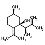 CAS 登录号：812699-71-1， (1S,5R)-2-异亚丙基-5-甲基-1-[(2R)-3-甲基-3-丁烯-2-基]环己醇