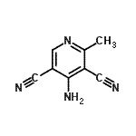CAS 登录号：81305-87-5， 4-氨基-2-甲基-3,5-吡啶二甲腈