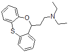 CAS 登录号:81320-29-8, N,N-二乙基-11H-二苯并(b,e)(1,4)氧杂硫杂卓-11-乙胺