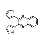 CAS 登录号：81321-98-4， 2,3-二(2-噻吩基)喹喔啉