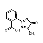 CAS 登录号：813430-36-3， 2-(5-甲基-4-氧代-4H-咪唑-2-基)烟酸