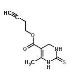 CAS 登录号：813454-79-4， 3-丁炔-1-基6-甲基-2-硫代-1,2,3,4-四氢-5-嘧啶羧酸酯