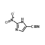 CAS 登录号：813462-49-6， 2-硝基-1H-咪唑-4-甲腈