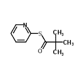 CAS 登录号：81357-57-5， S-2-吡啶基2,2-二甲基丙烷硫代酸酯