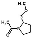 CAS 登录号：81390-99-0， 1-[(2S)-2-(甲氧基甲基)-1-吡咯烷基]乙酮