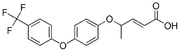 CAS 登录号:81416-44-6, (E)-(+-)-4-(4-(4-(三氟甲基)苯氧基)苯氧基)-2-戊烯酸