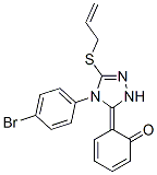 CAS 登录号：81518-40-3， (6Z)-6-[4-(4-溴苯基)-5-丙-2-烯基巯基-2H-1,2,4-三唑-3-亚基]环己-2,4-二烯-1-酮