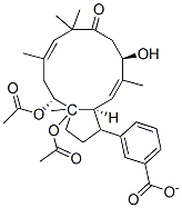 CAS#: 81542-94-1, [(1R,2R,3R,4Z,9R,10Z,12S,13S,14R)-1,2-Diacetyloxy-9-Hydroxy-3,6,6,10,1 4-Pentamethyl-7-Oxo-13-Bicyclo[10.3.0]Pentadeca-4,10-Dienyl] Benzoate
