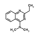 CAS 登录号：815590-77-3， 2-乙基-N,N-二甲基-4-喹唑啉胺