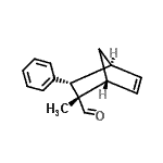 CAS 登录号：816454-32-7， (1R,2S,3S,4S)-2-甲基-3-苯基双环[2.2.1]庚-5-烯-2-甲醛