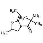 CAS 登录号：816455-65-9， 1-[(2Z)-2-亚乙基-5-甲基-1,3-噻唑烷-3-基]-2,2-二甲基-1-丙酮
