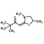 CAS 登录号：816455-93-3， (1E)-1-(3,5-二甲基-1,3-噻唑烷-2-亚基)-3,3-二甲基-2-丁酮