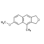 CAS 登录号：816463-33-9， 6-甲氧基-4-甲基-1,3-二氢萘并[2,3-c]呋喃