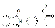 CAS#: 81743-94-4, Ethyl 2-[4-(3-Oxo-1,2-Benzoselenazol-2-Yl)Phenyl]Propanoate