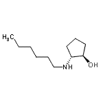 CAS 登录号：81795-54-2， (1R,2R)-2-(己基氨基)环戊醇