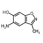 CAS 登录号：81851-46-9， 5-氨基-3-甲基-1,2-苯并恶唑-6-醇