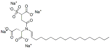 CAS#: 81869-18-3, N-(3-Carboxy-1-Oxo-3-Sulfopropyl)-N-Octadecenyl-Aspartic Acid Tetrasodium Salt