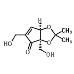CAS#: 819070-95-6, (3aR,6aR)-3a,5-Bis(hydroxymethyl)-2,2-dimethyl-3a,6a-dihydro-4H-cyclopenta[d][1,3]dioxol-4-one
