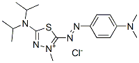 CAS#: 81921-84-8, 5-(Diisopropylamino)-2-[[4-(Dimethylamino)Phenyl]Azo]-3-Methyl-1,3,4-Thiadiazolium Chloride