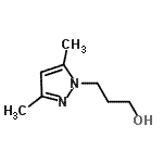 CAS 登录号：81930-33-8， 3-(3,5-二甲基-1H-吡唑-1-基)-1-丙醇