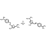 CAS 登录号：81969-07-5， 二[5-(二甲基氨基)-2-{[4-(二甲基氨基)苯基]偶氮}-3-甲基-1,3,4-噻二唑-3-鎓]四氯锌酸盐(2-)