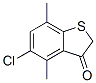 CAS 登录号：82-61-1， 5-氯-4,7-二甲基苯并[b]噻吩-3(2H)-酮