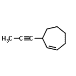 CAS 登录号：82032-16-4， 3-(1-丙炔-1-基)环庚烯