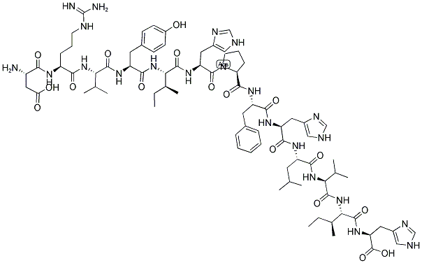 CAS 登录号：82048-97-3， 血管紧张肽原(1-13)(人)