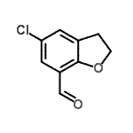 CAS 登录号：82060-93-3， 5-氯-2,3-二氢-1-苯并呋喃-7-甲醛
