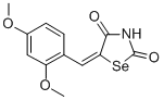 CAS#: 82085-47-0, 5-((2,4-Dimethoxyphenyl)Methylene)Selenazolidine-2,4-Dione