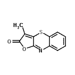 CAS 登录号：820968-52-3， 3-甲基-2H-呋喃并[3,2-b][1,4]苯并噻嗪-2-酮