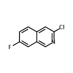 CAS 登录号：82117-26-8， 3-氯-7-氟异喹啉e