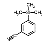 CAS 登录号：82142-18-5， 3-(三甲基硅烷基)苯甲腈