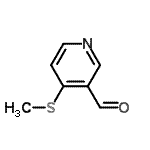CAS 登录号：82257-16-7， 4-(甲硫基)烟醛