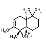 CAS 登录号：823785-68-8， (1R,4aS,8aR)-1,2,5,5,8a-五甲基-1,4,4a,5,6,7,8,8a-八氢-1-萘酚