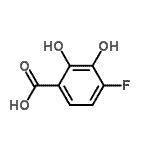CAS 登录号：823797-30-4， 4-氟-2,3-二羟基苯甲酸