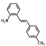 CAS 登录号：823809-34-3， 2-[(E)-2-(4-甲基苯基)乙烯基]苯胺