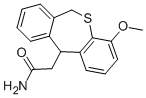 CAS 登录号:82393-97-3, 4-甲氧基-6,11-二氢二苯并(b,e)硫杂卓-11-乙酸酰胺