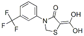 CAS 登录号：82424-19-9， 5-(二羟基甲亚基)-3-[3-(三氟甲基)苯基]噻唑-4-酮