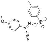 CAS 登录号：82424-53-1， (Z,E)-2-(4-甲氧基苯基)([((4-甲基苯基)磺酰基)氧基]亚胺)乙腈