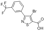 CAS 登录号:82425-09-0, 4-溴-3-(3-(三氟甲基)苯基)-5-异噻唑羧酸