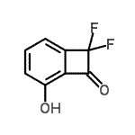 CAS 登录号：82431-18-3， 8,8-二氟-5-羟基双环[4.2.0]辛-1,3,5-三烯-7-酮